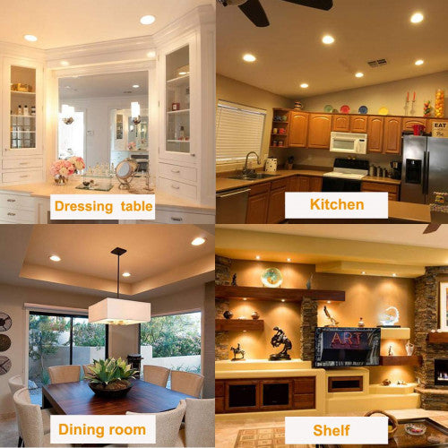 Led Recessed Downlights 5w Recessed Ceiling Spotlights Warm White