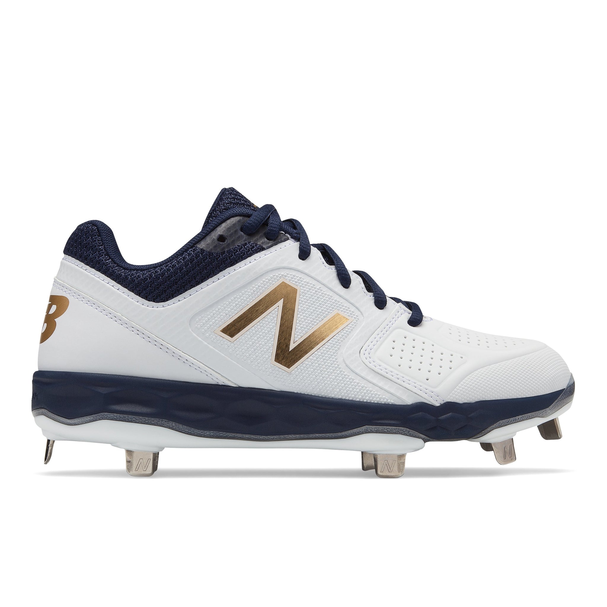 metal softball cleats new balance