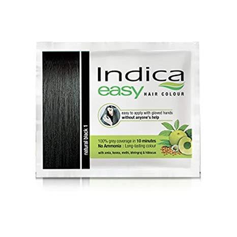 Indica Easy Shampoo Hair Color  01 Natural Black 25ml