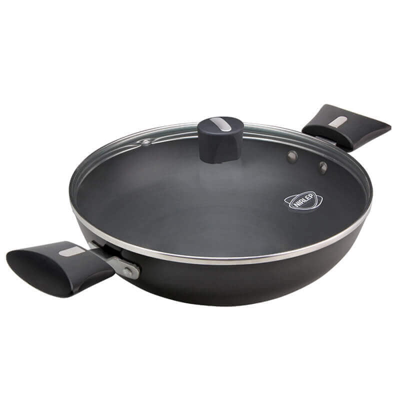 Buy Frying Pans Nirlep Ebony 2 5 Ltr Hard Anodized Induction