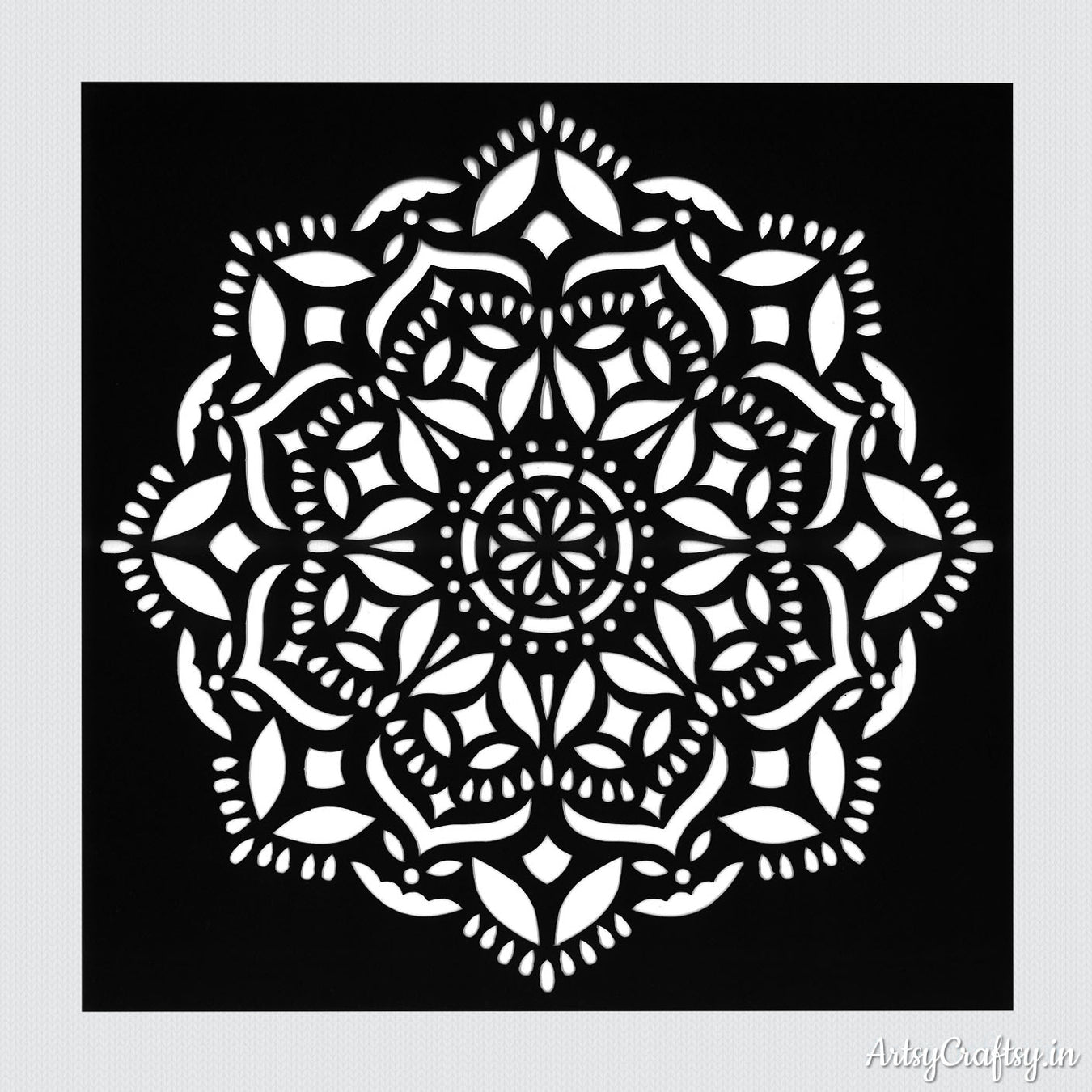 High Quality Mandala Stencils for Painting Available in all sizes