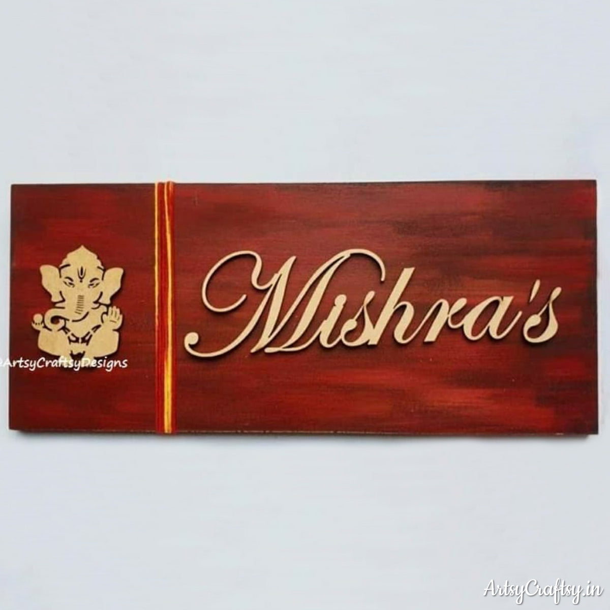 Handcrafted Nameplate By Artsycraftsy Shop Wide Range Of Handcrafted Products Online