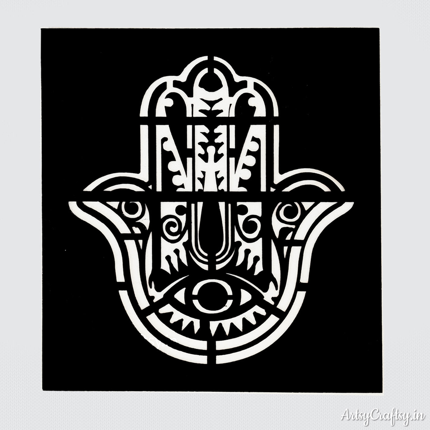 hamsa-boho-stencil-by-artsycraftsy-shop-wide-range-of-stencils-online-artsycraftsy-in