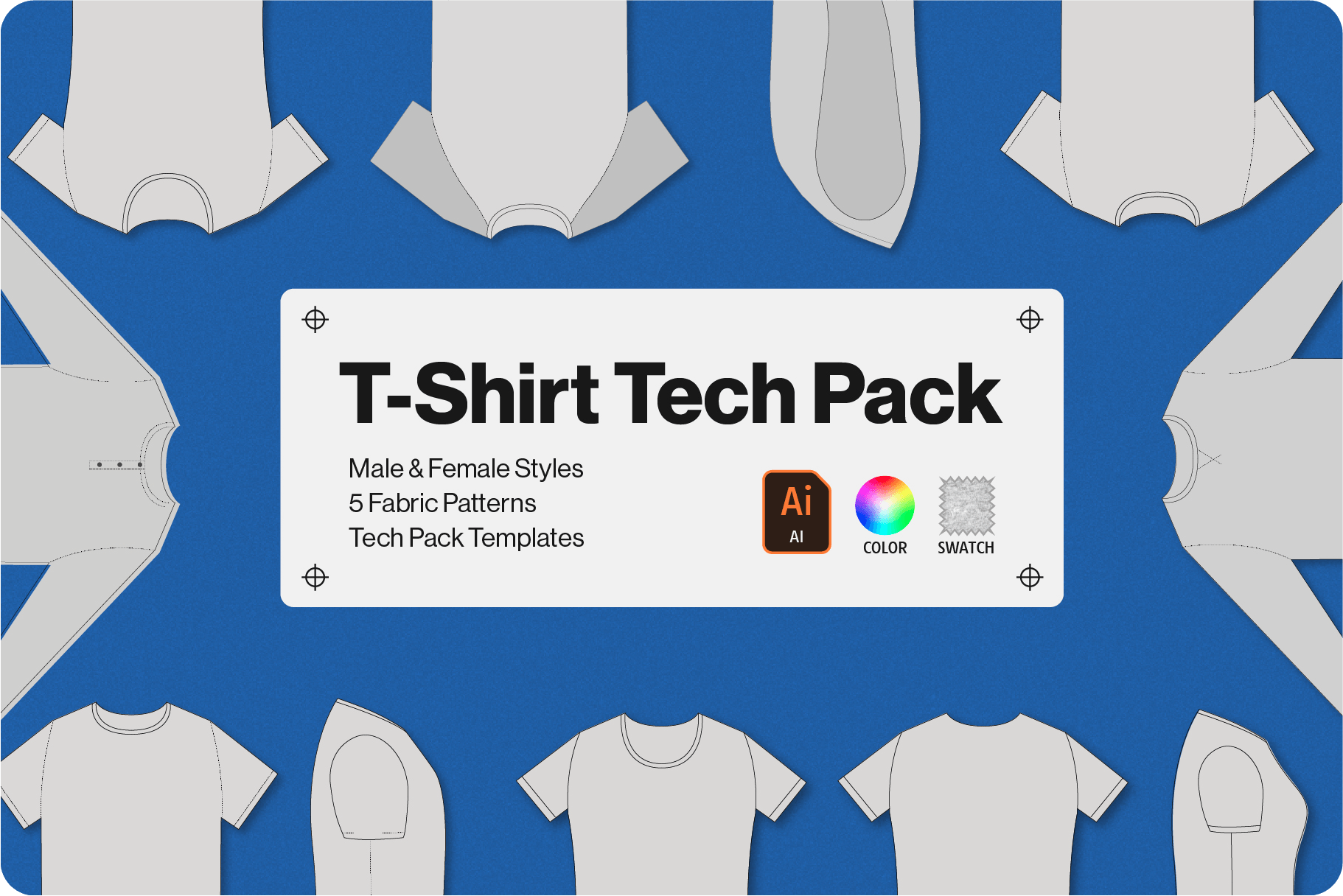 T Shirt Tech Pack Template SWATCHSUPPLY