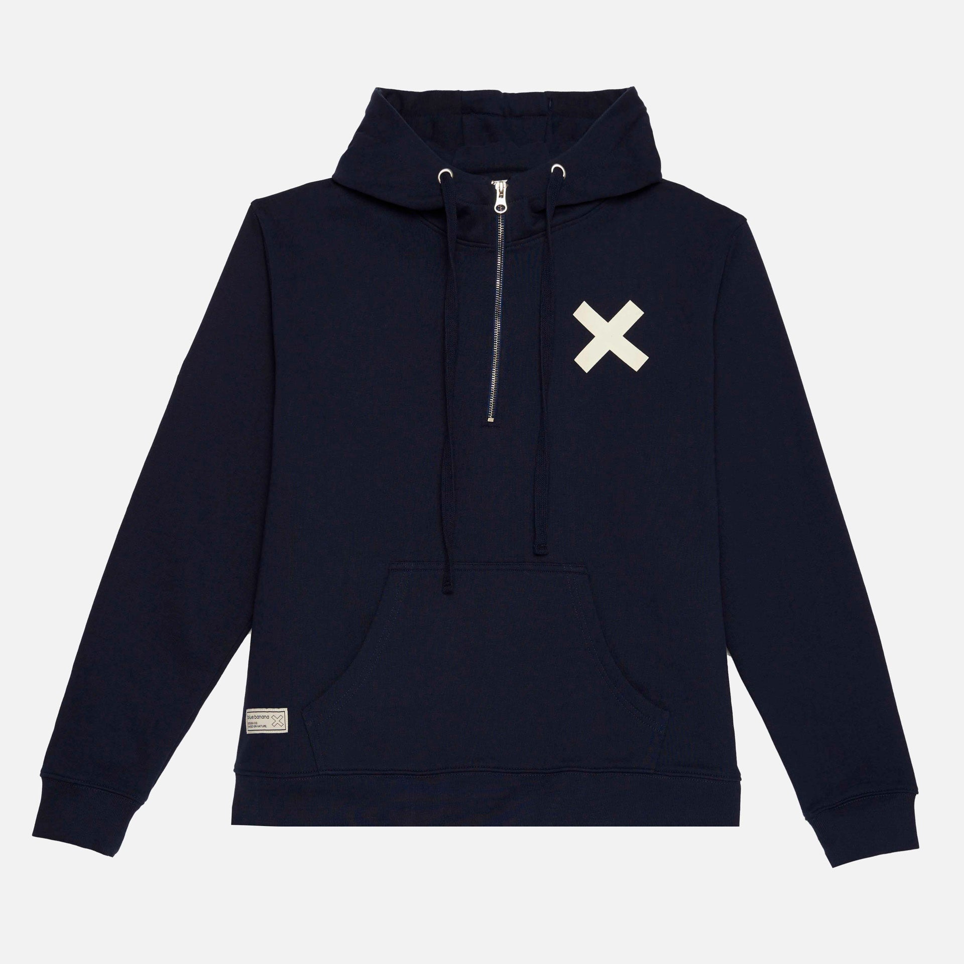 NAVY AMSTERDAM ZIP HOODIE – Blue Banana