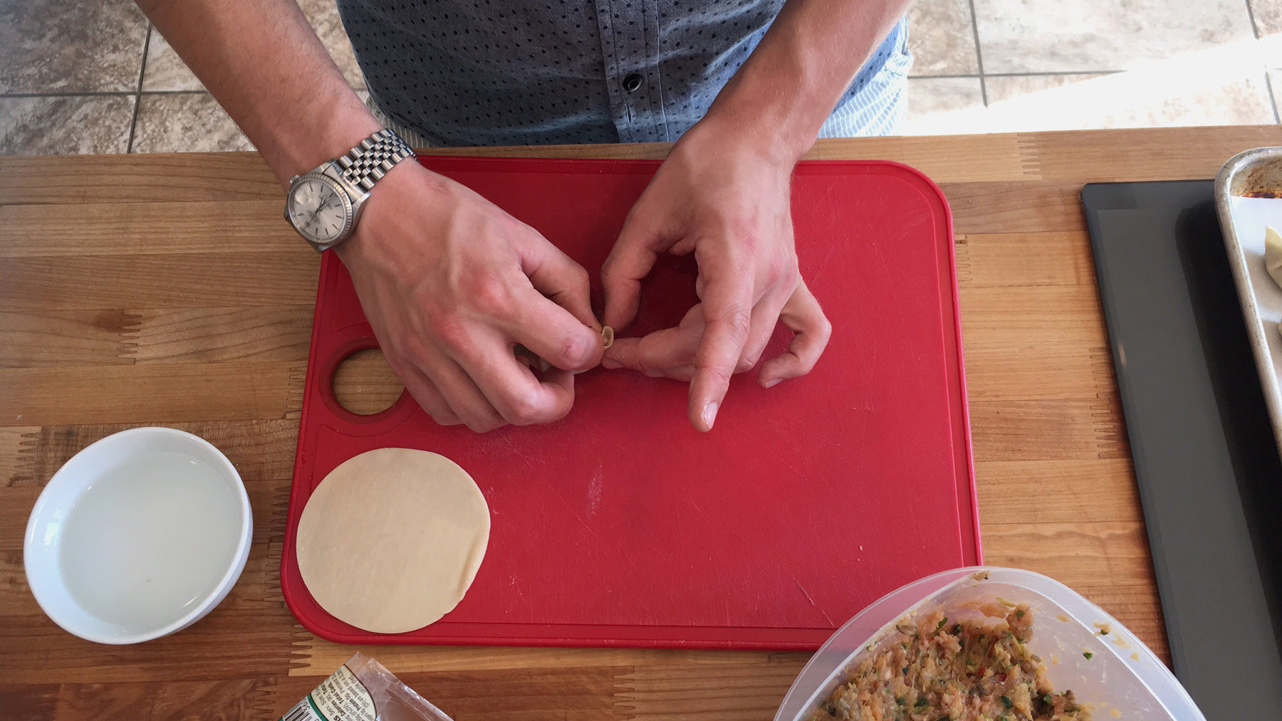 hestan-cue-potsticker-filling