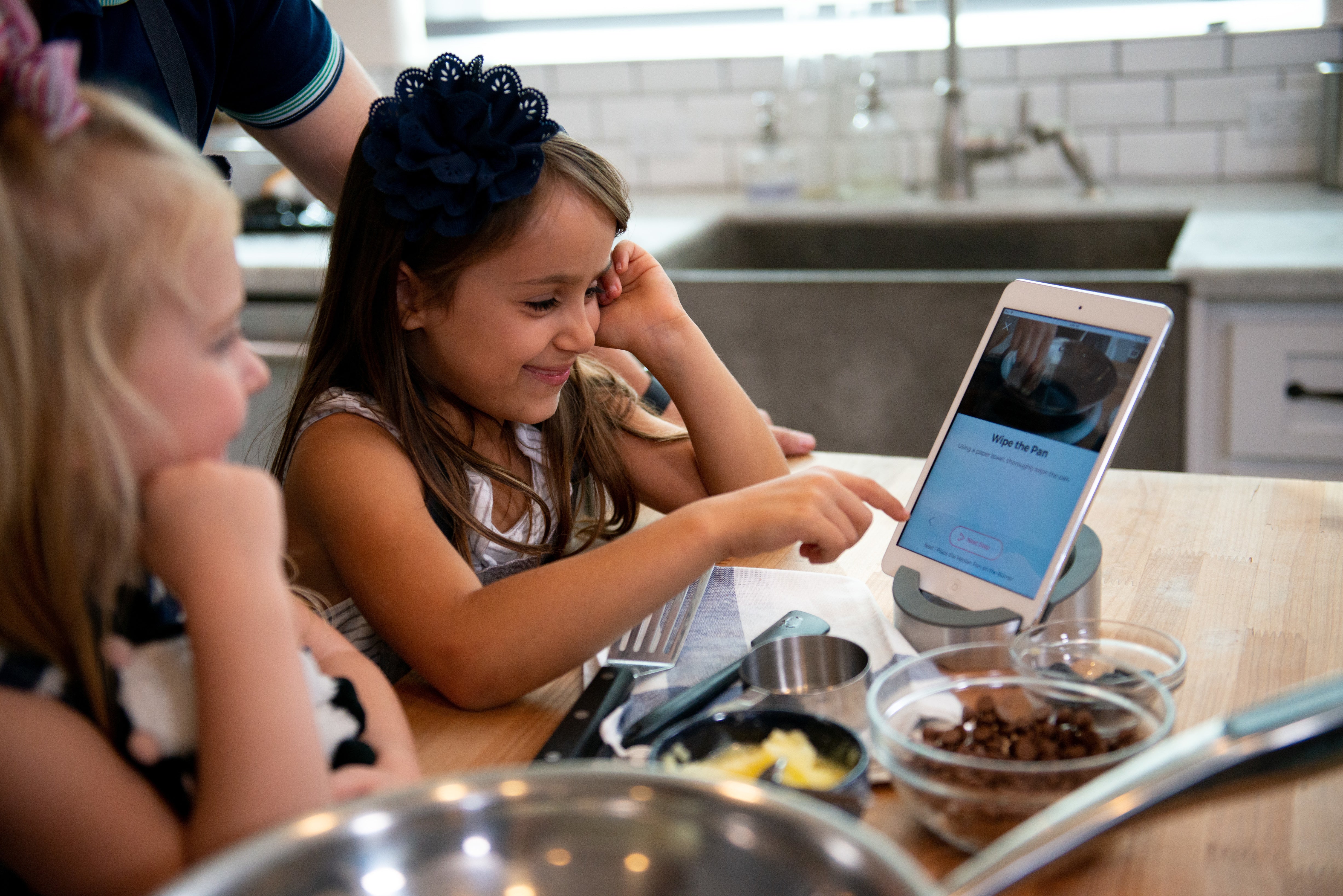 Using the hestan cue lets kids cook their own recipes