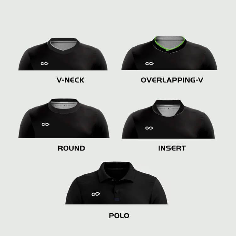 XTeamwear Custom Collar Options