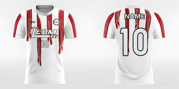 Custom Men Soccer Jersey Vertical-Striped