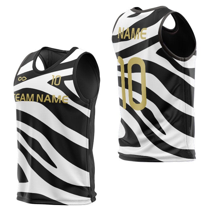 Classic Zebra Print - Custom Training Bibs Sublimation Design