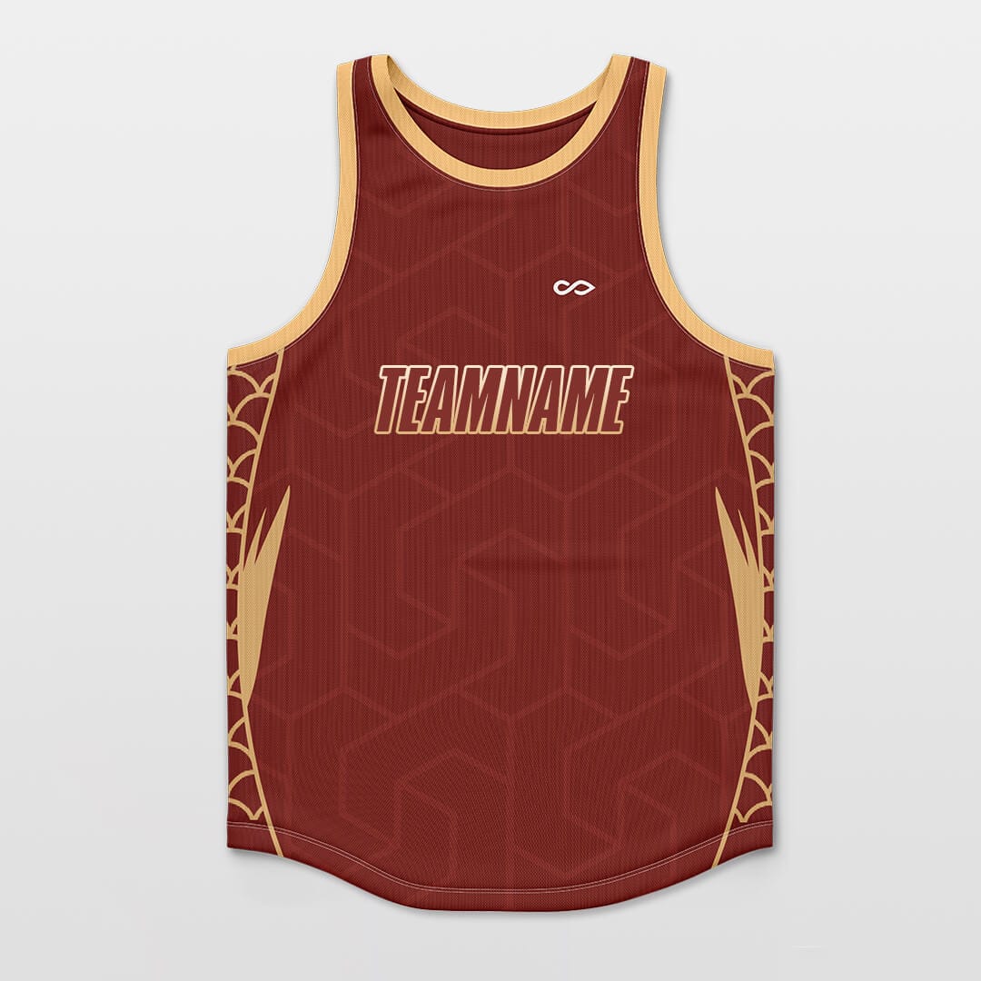 Dragon - Customized Basketball Jersey Top Design