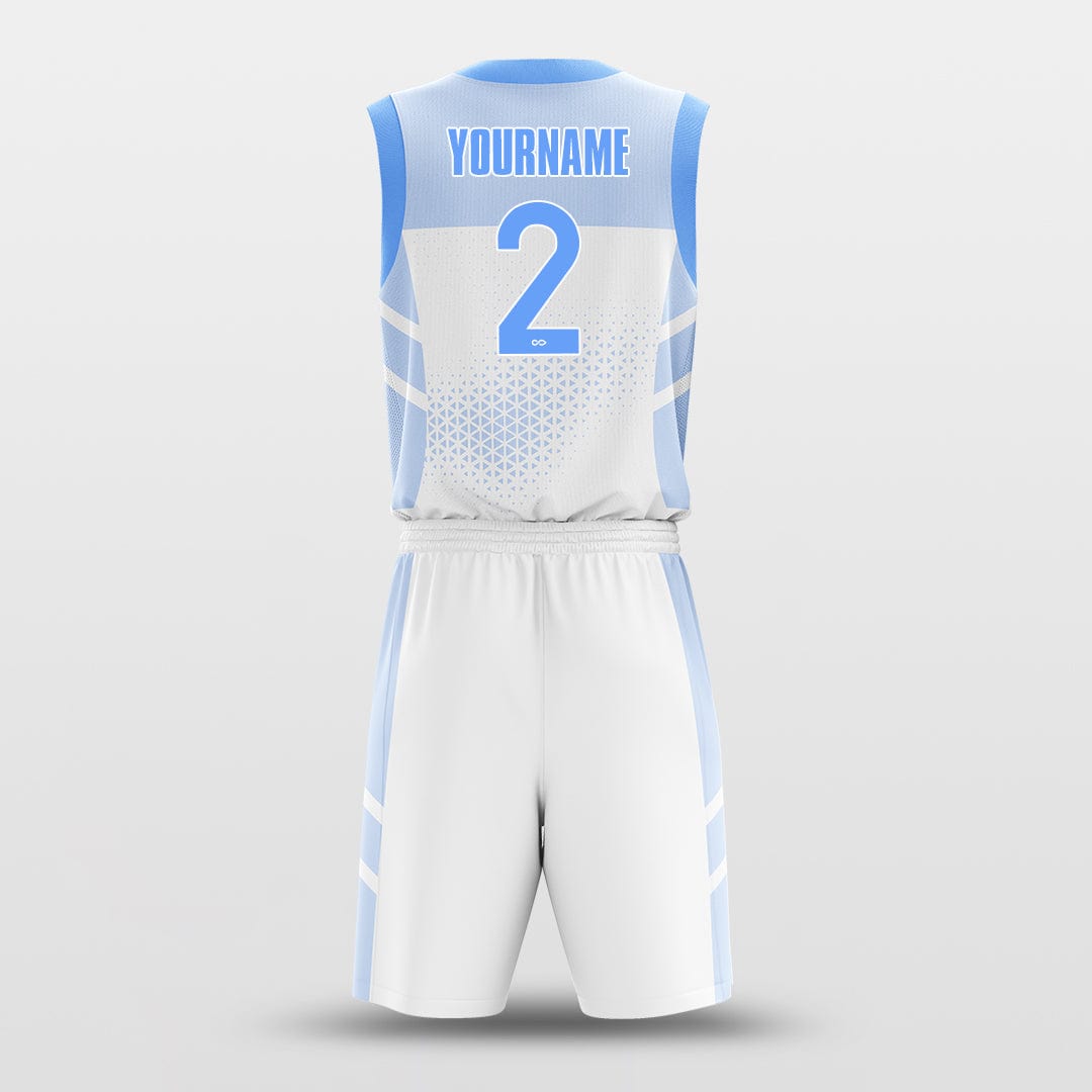 Matrix White - Customized Basketball Jersey Design Gradient