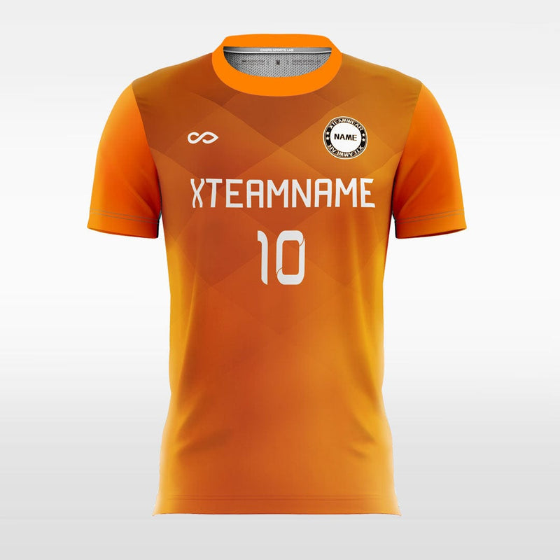 neon orange soccer jersey