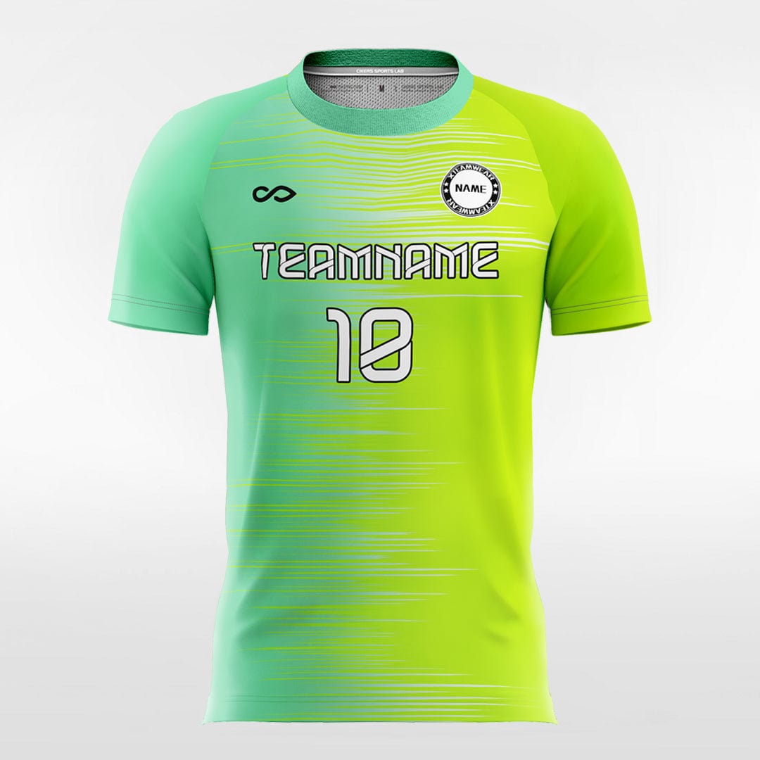 Afterimage - Customized Men's Fluorescent Sublimated Soccer Jersey