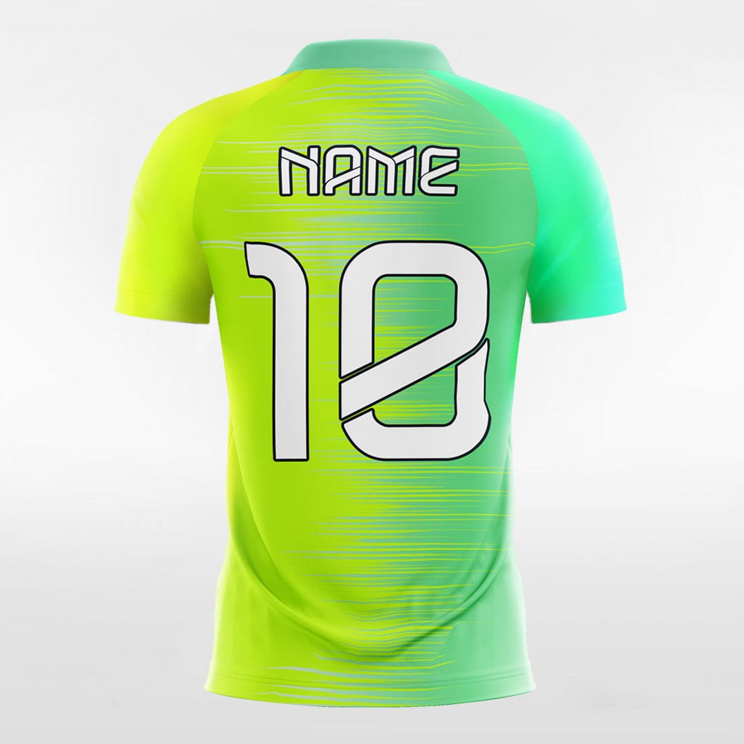 Afterimage - Customized Men's Fluorescent Sublimated Soccer Jersey