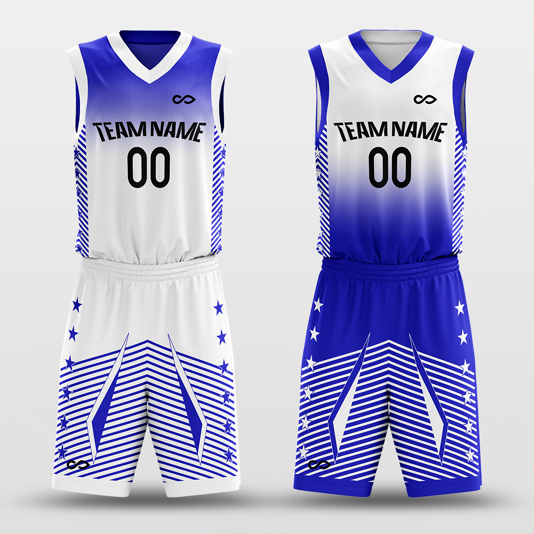 Classic58 - Customized Reversible Sublimated Basketball Set