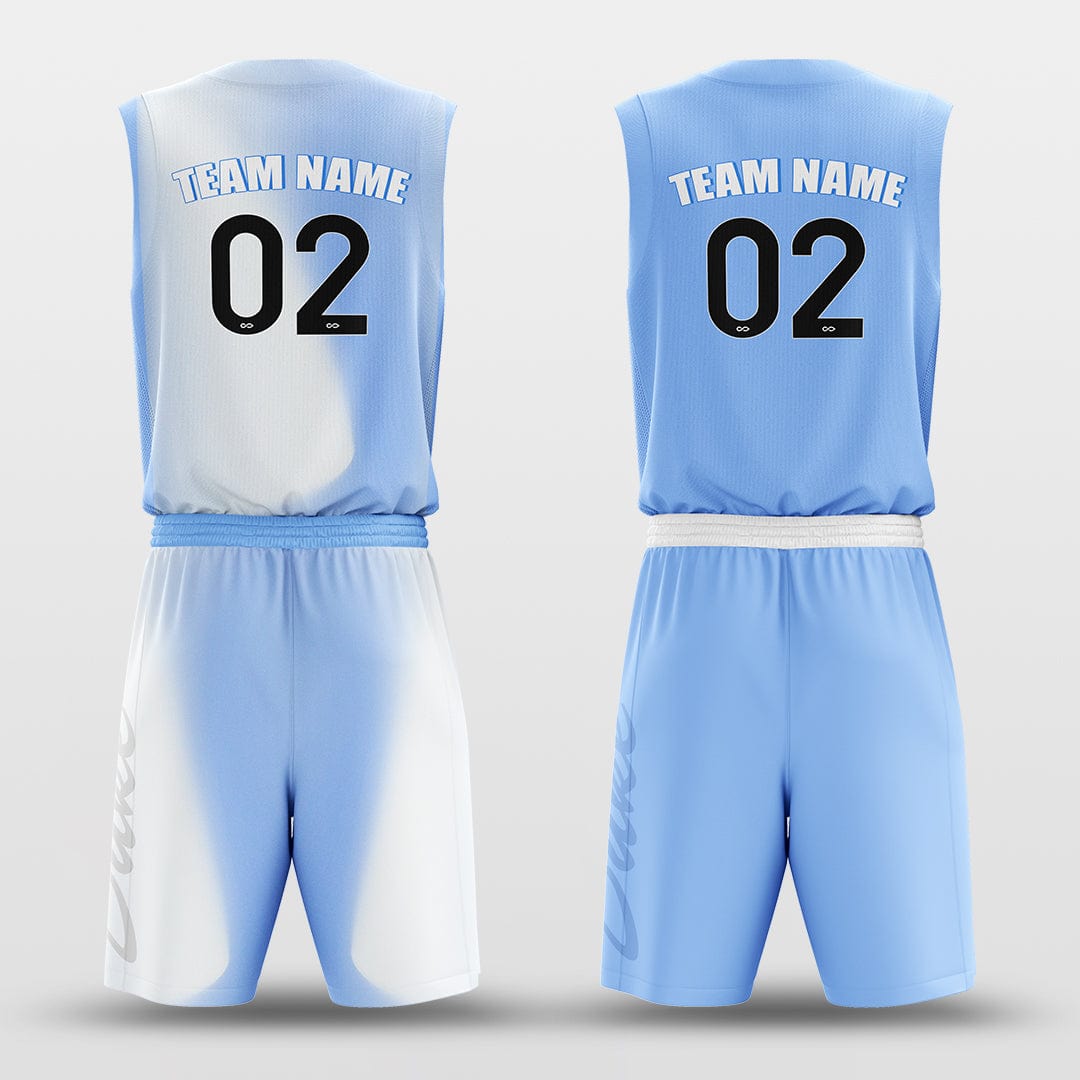 Sky - Customized Reversible Sublimated Basketball Set