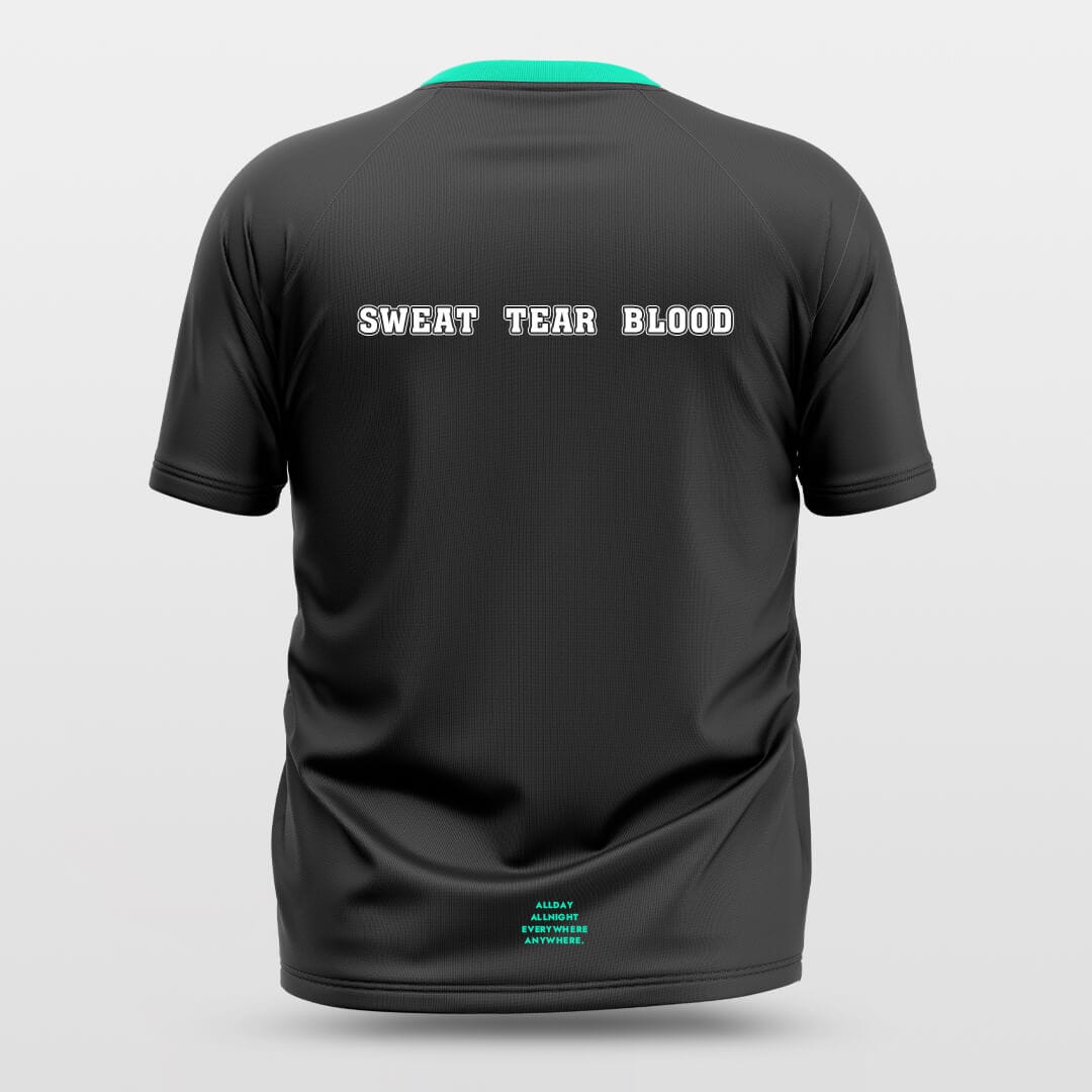 Green Tech - Customized Baggy Shoulder Short Sleeve Jersey