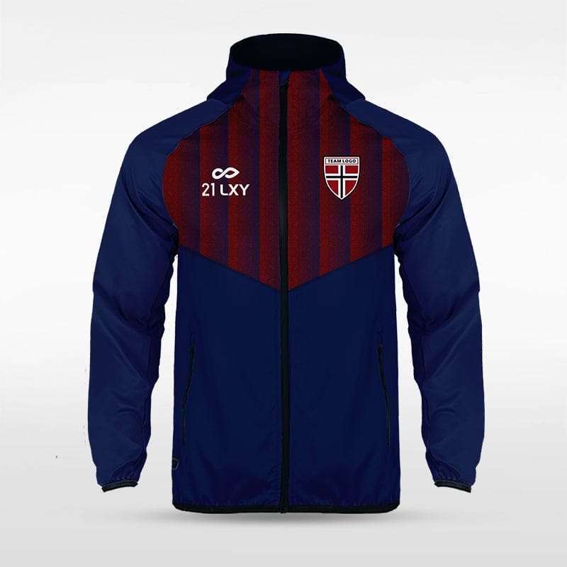 Historic India - Customized Men's Sublimated Full-Zip Waterproof