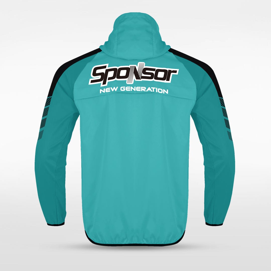 Embrace Wind Stopper - Customized Men's Sublimated Full-Zip Waterproof