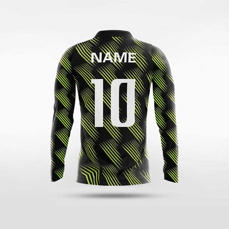 Retro â¡ - Customized Kids Sublimated Long Sleeve Soccer Jersey