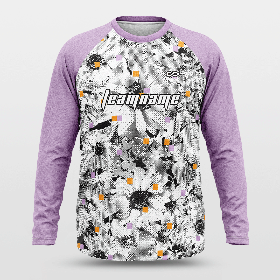 Pixel Flower - Customized Baggy Long Sleeve Shooting Jersey