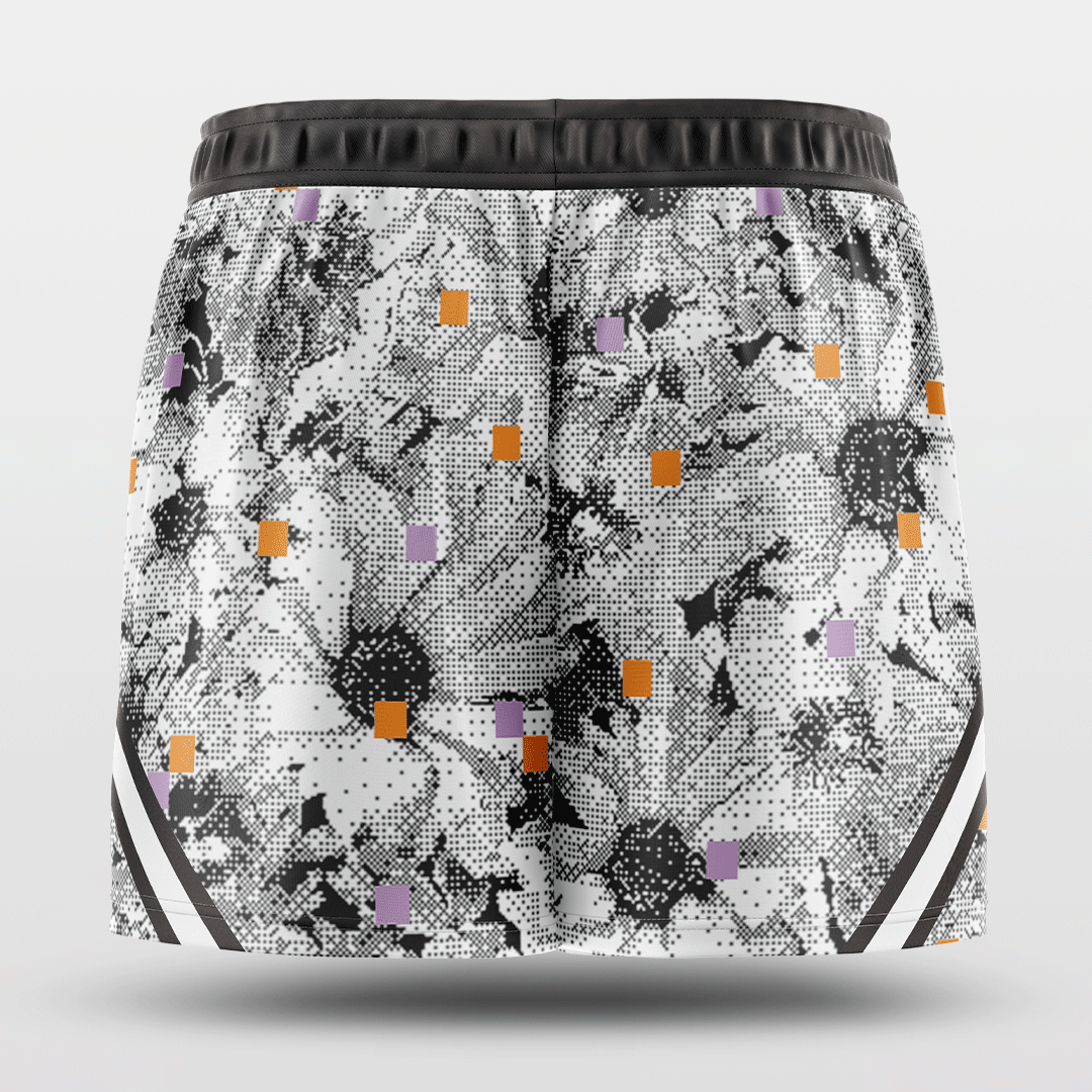 Pixel Flower - Customized Half length shorts