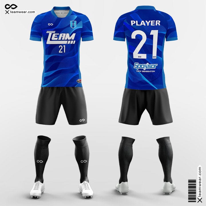 Blue Sea - Custom Soccer Jerseys Kit Sublimated for High School