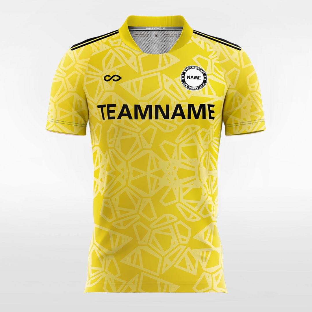 Classic Paisley - Custom Women Soccer Jerseys Design Yellow