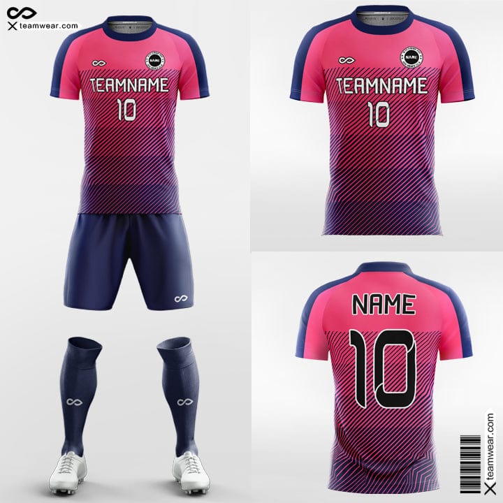 Gradient Diagonal - Custom Soccer Jerseys Kit for University