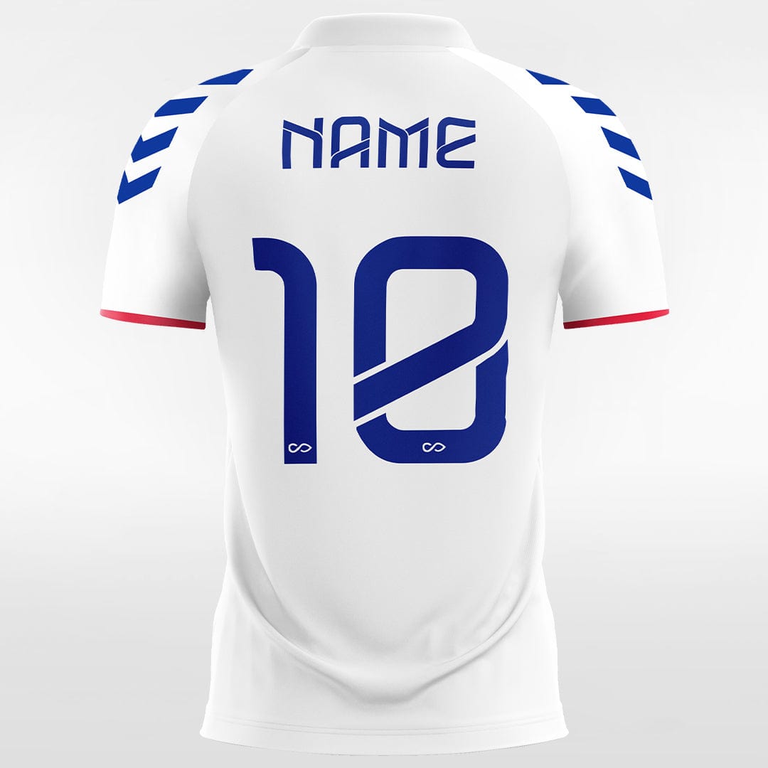 Classic Ribbon - Women Custom Soccer Jerseys Design White