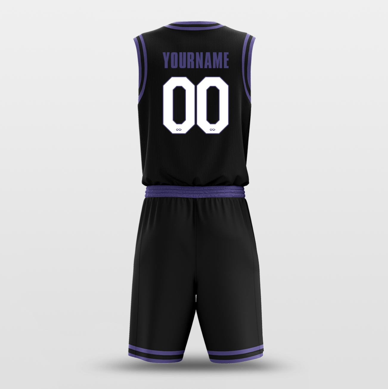 Black Purple - Custom Basketball Jersey Design for Team