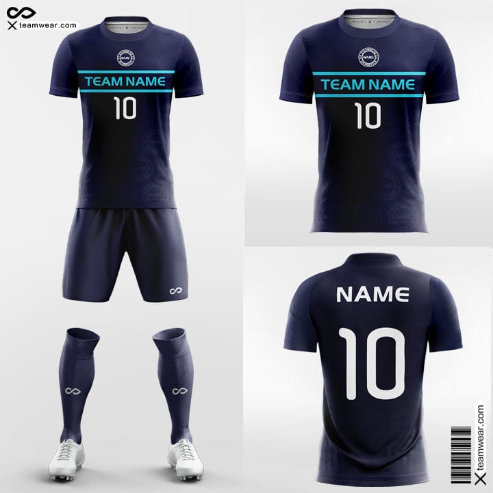 Classic Blue - Custom Soccer Jerseys Kit Sublimated for Kids