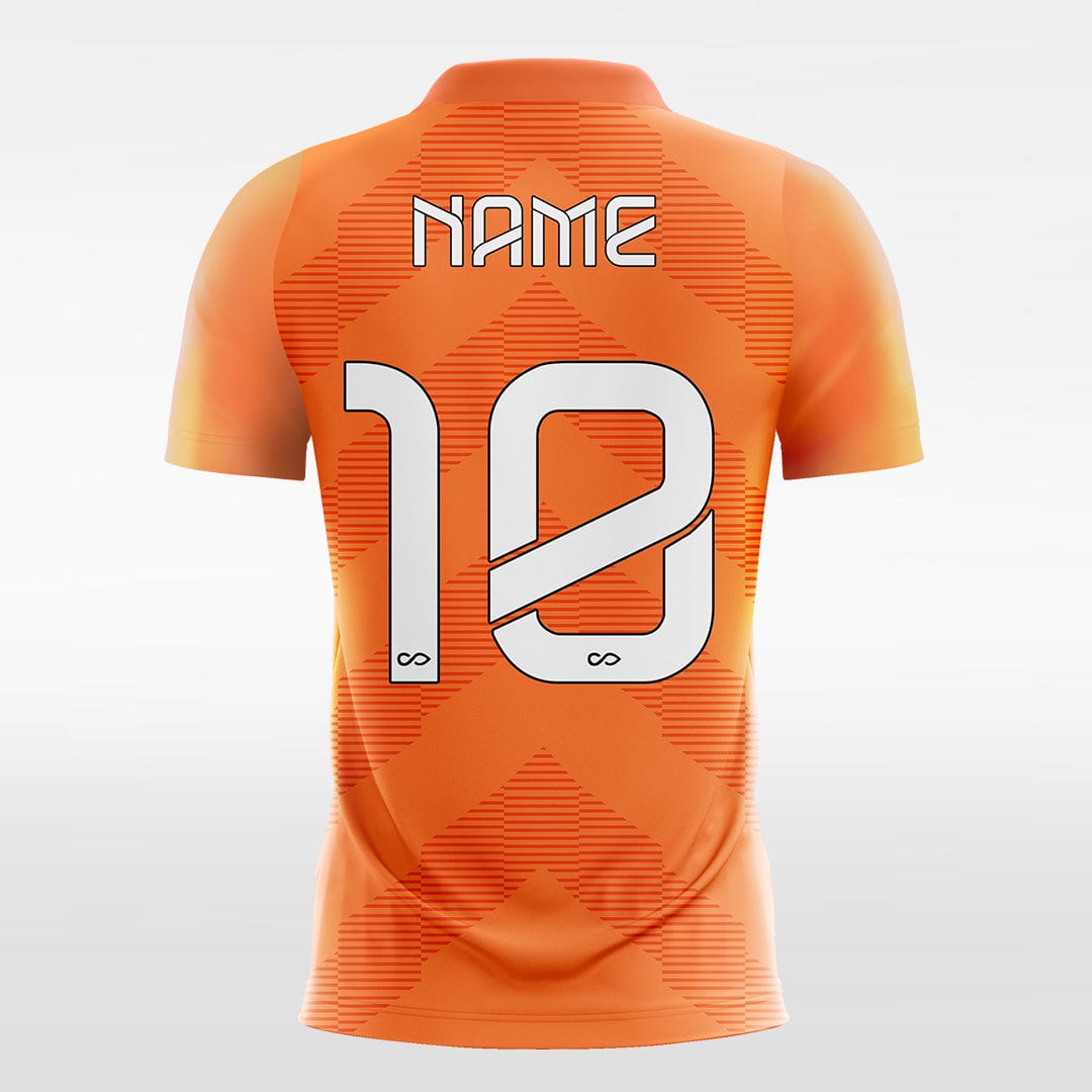 Cool Orange - Women Custom Soccer Jerseys Design Chevron