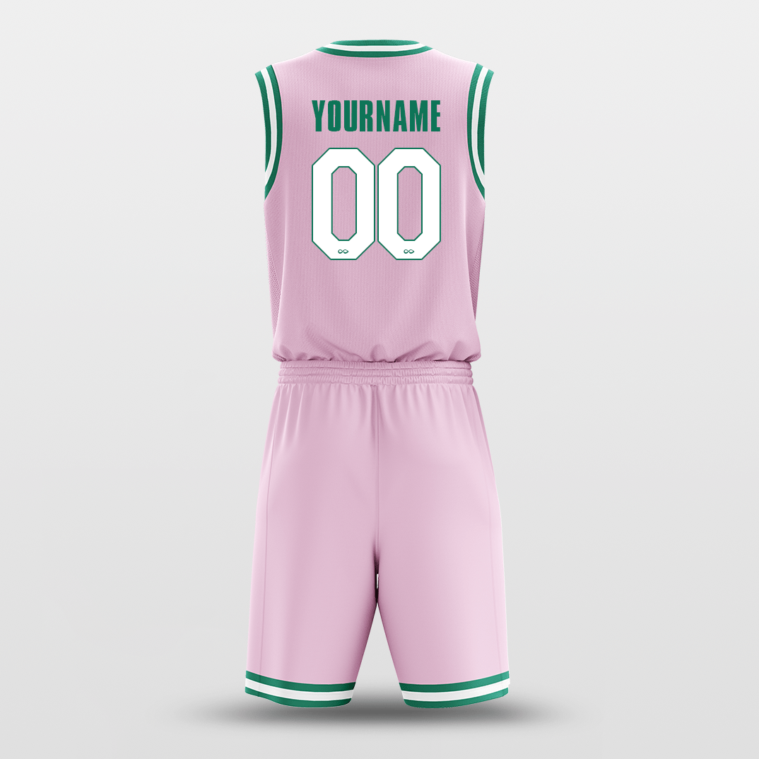 Pink Green - Custom Basketball Jersey Design for Team