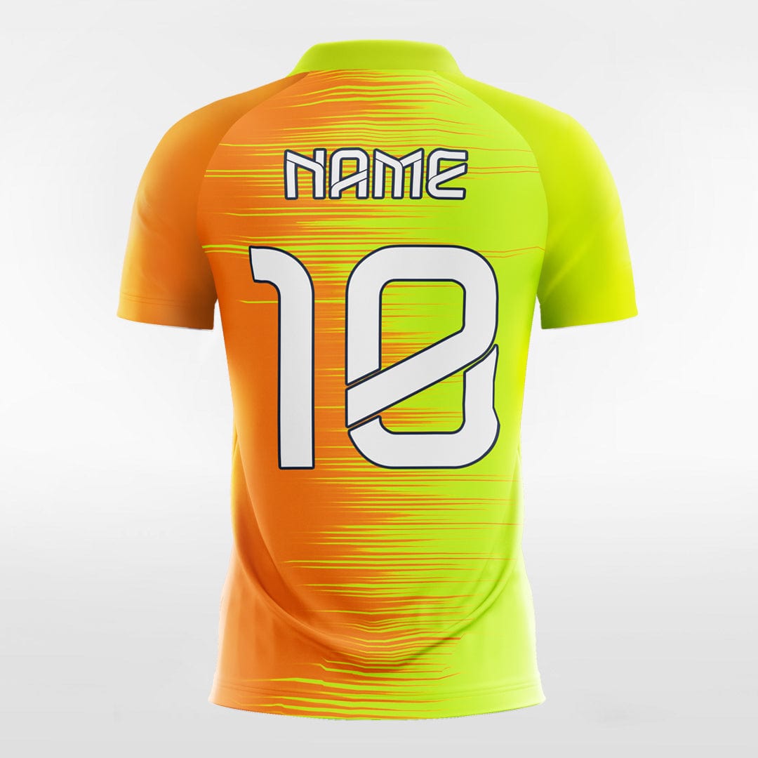 Gradient Color - Women Custom Soccer Jerseys Design Orange and Yellow