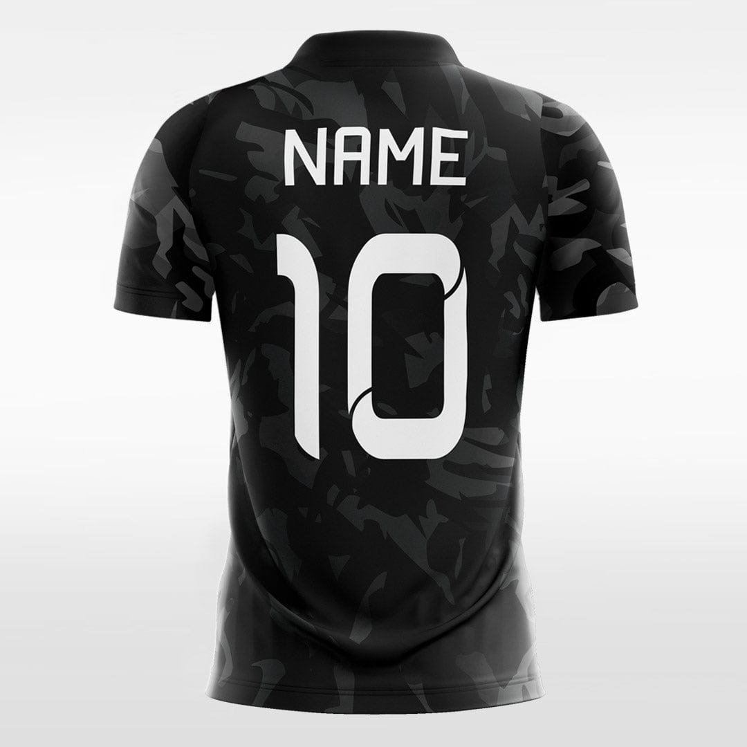 Cool Black Camouflage - Kids Custom Soccer Jerseys Design