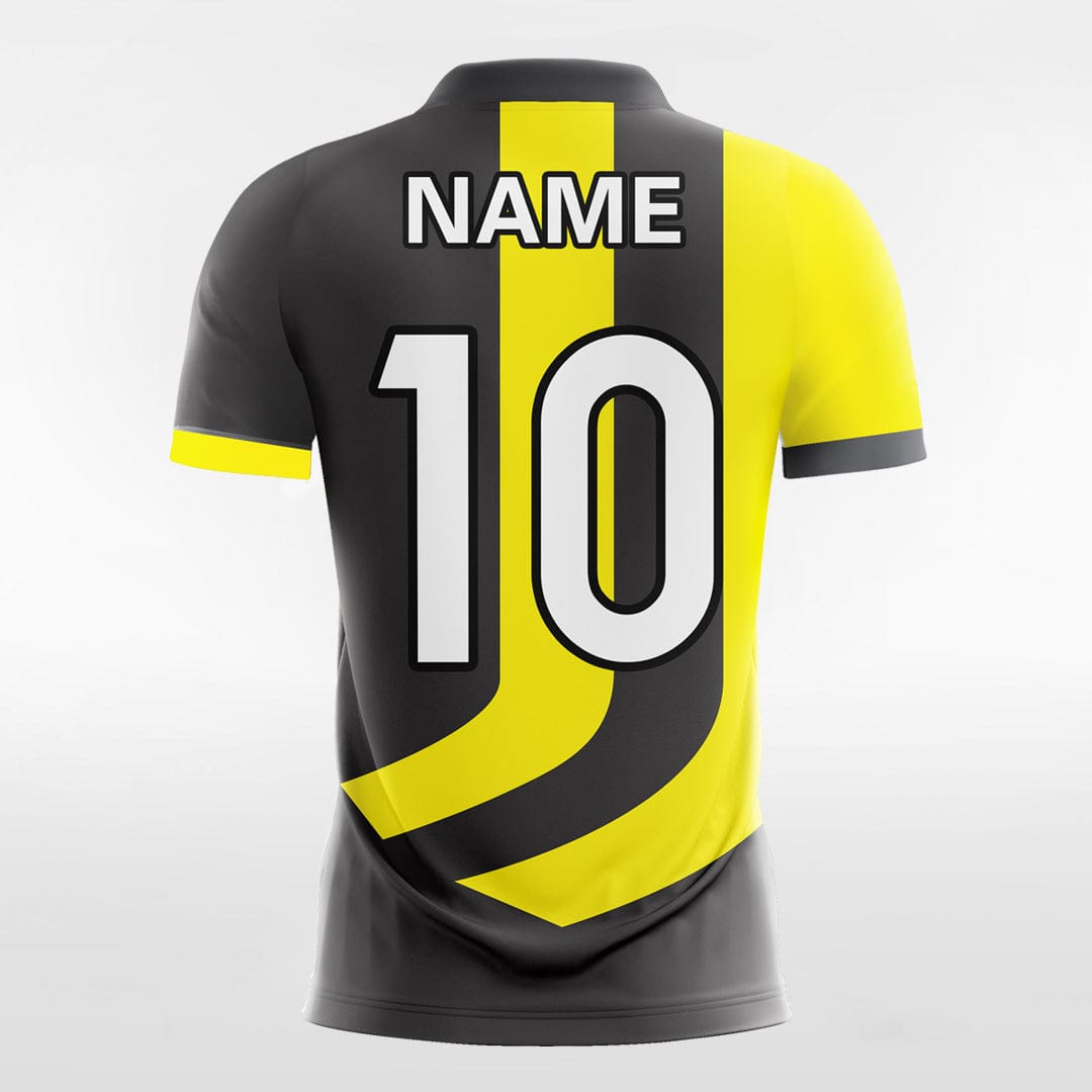 Fashion Yellow and Black - Women Custom Soccer Jerseys Design