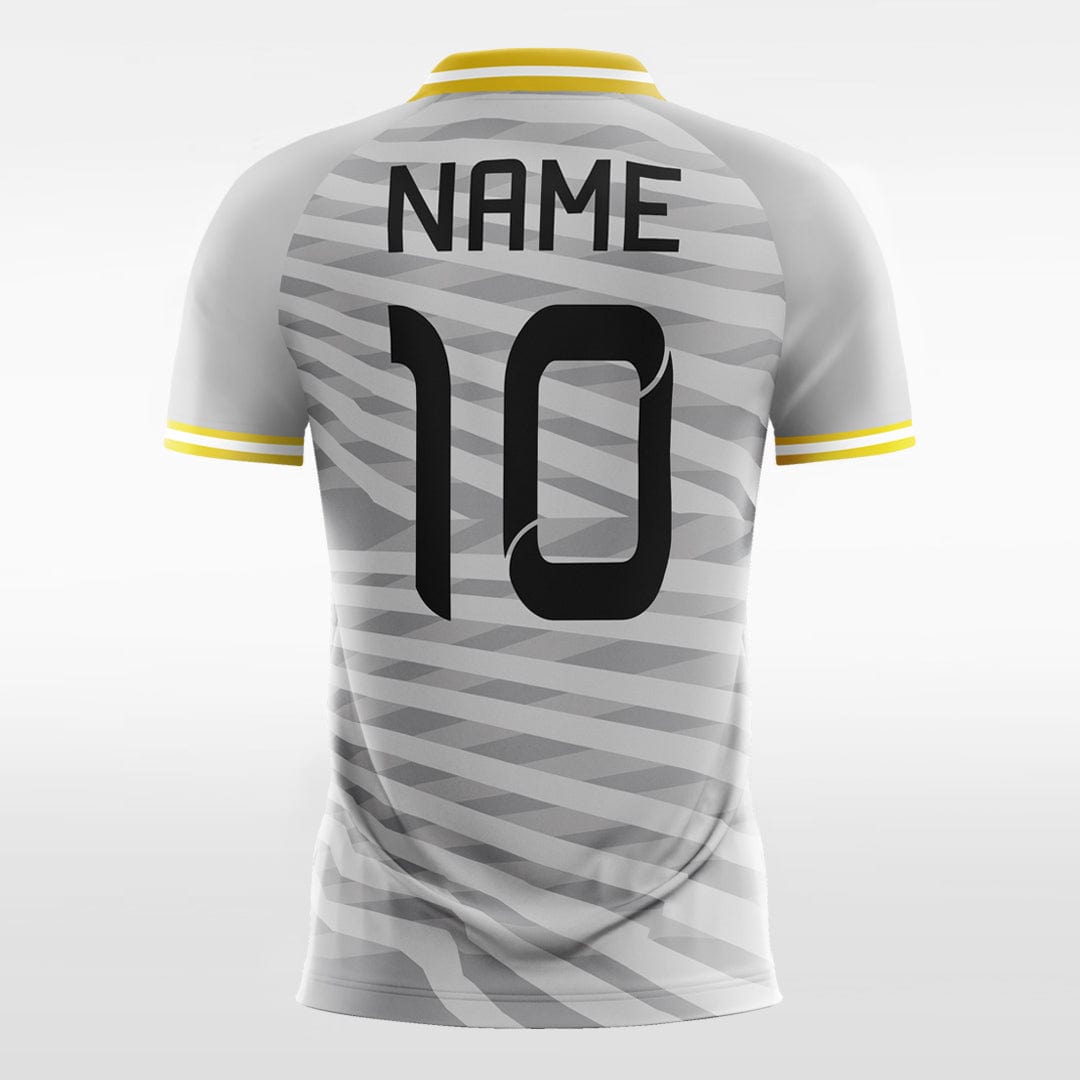 Vintage Grey Striped - Custom Kids Soccer Jerseys Design