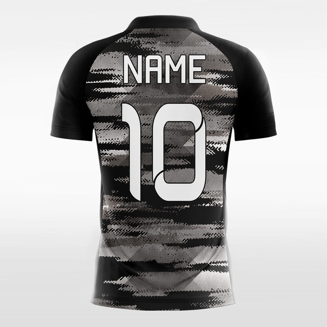 Grey Mosaic - Custom Kids Soccer Jerseys Camouflage Design