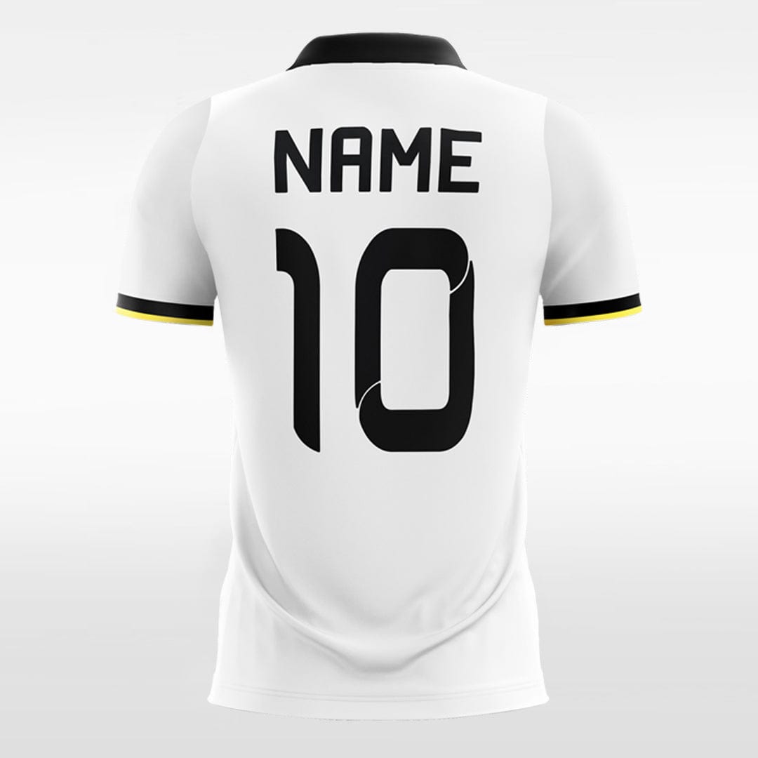 Vintage 3D Gradient - Custom Kids Soccer Jerseys Design White