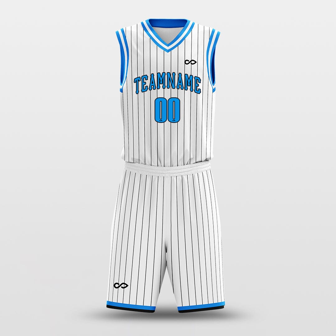 Ocean White - Customized Basketball Jersey Design for Team