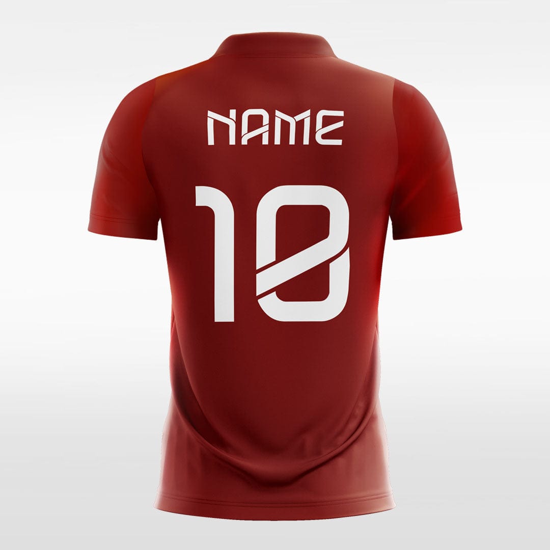 Red Moire - Women Custom Soccer Jerseys Design Sublimation