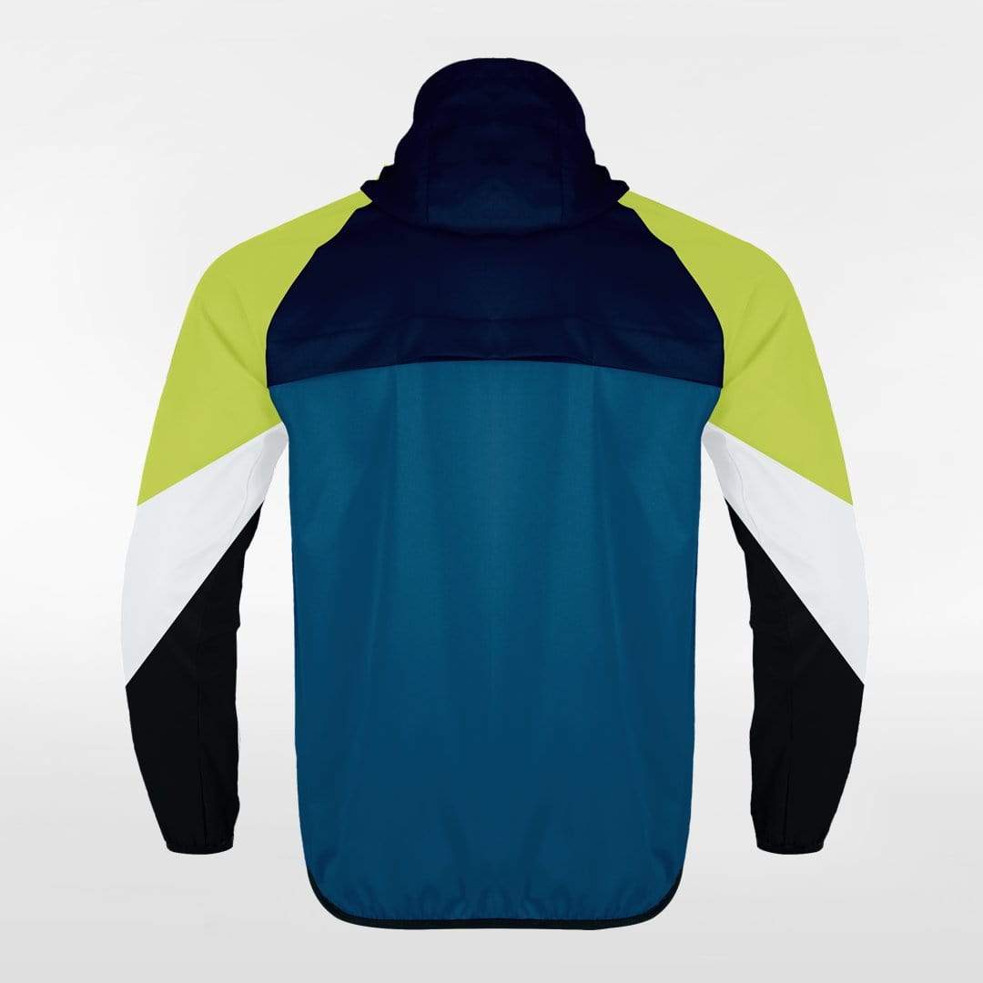 Retro Style 2 - Customized Men's Sublimated Full-Zip Waterproof