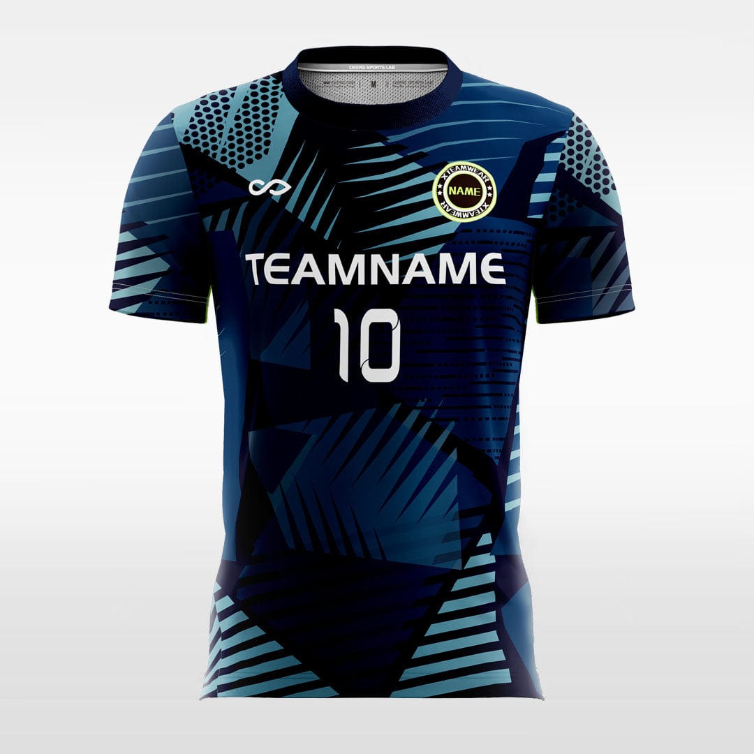 Cool Screen Print - Custom Kids Soccer Jerseys Design Navy Blue