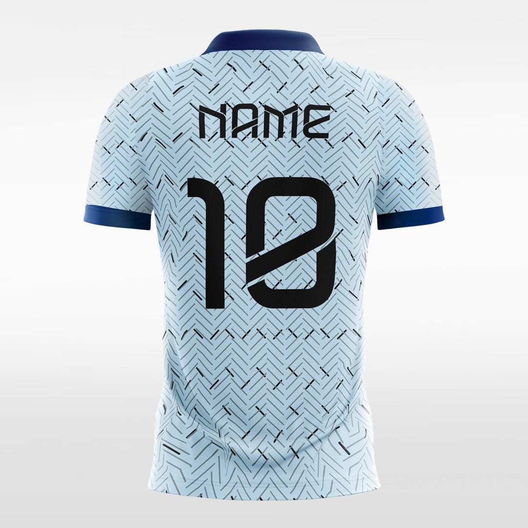 Retro Blue - Women Custom Soccer Jerseys Design All Over Print