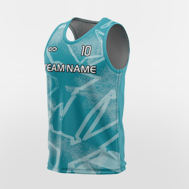 Pop Camouflage - Custom Training Bibs Design Sublimation Cyan