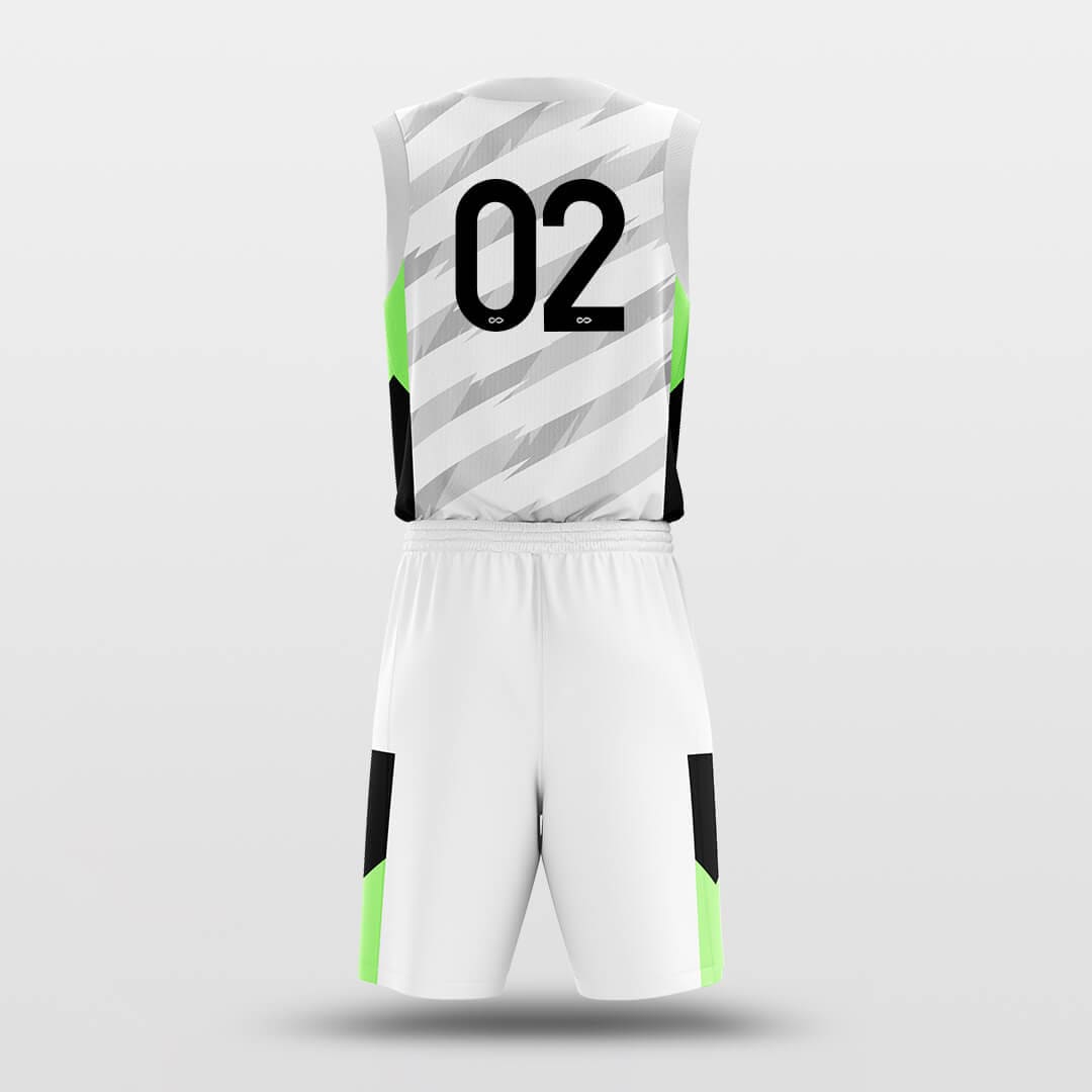 Velocity - Custom Sublimated Basketball Uniform Set Retro Stripe