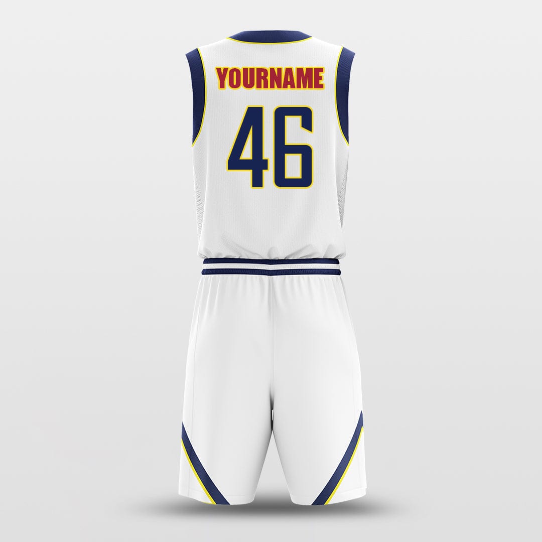 Nuggets White - Customized Basketball Jersey Design for Team