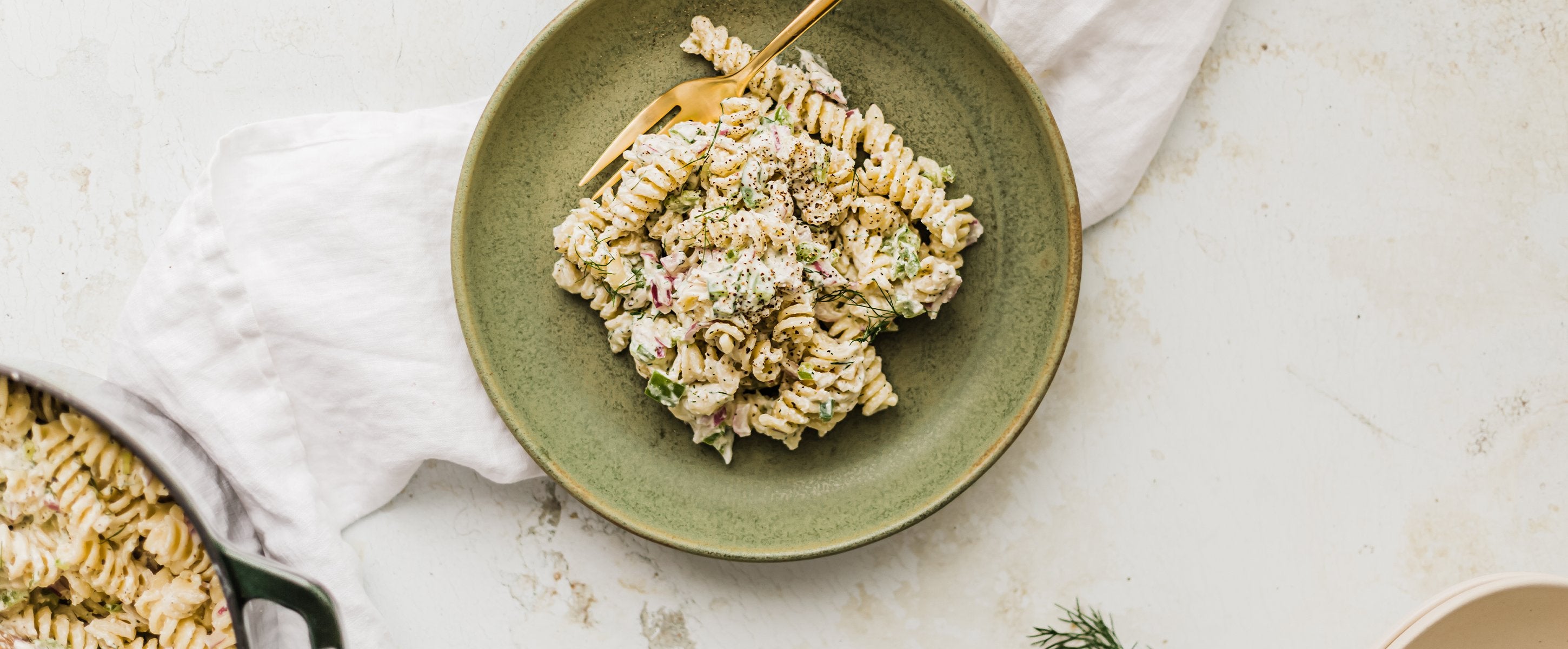 Creamy Feta & Dill Pasta Salad – Kana